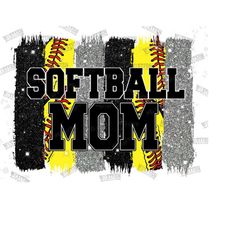 softball mom brush stroke png, softball brush strokes, softball clipart,glitter brush strokes,softball mom png,softball png,instant download