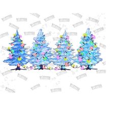 Christmas Snow Trees Png Sublimation Design, Western Design ,Snow Trees Png,Christmas Snow, Snow Trees Light Png ,Snow Png, Digital Download