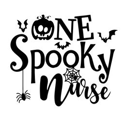 Scary Pumpkin Graphic Nurse Squad Halloween SVG