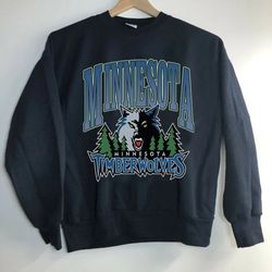 Vintage Minnesota Basketball Crewneck Sweatshirt, Retro NBA Minnesota Basketball T-Shirt, Unisex T-shirt Sweater Hoodie