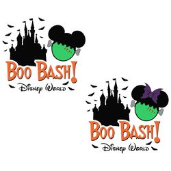 Halloween Boo Bash Disneyworld SVG, Disney Castle SVG