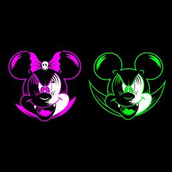 Disney Mickey Vampire Logo SVG, Halloween Disneyland SVG