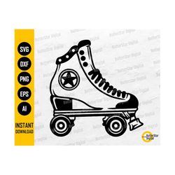 Cute Roller Skate SVG | Roller Skating Drawing Image Illustration Graphic | Cricut Silhouette Cut File Clipart Vector Digital Dxf Png Eps Ai