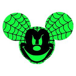 Disney Mickey Halloween Spiderman Life Logo SVG