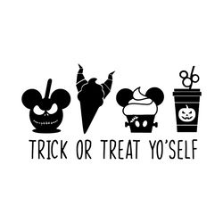 Disney Snack Halloween Trick Or Treat Yo Self SVG
