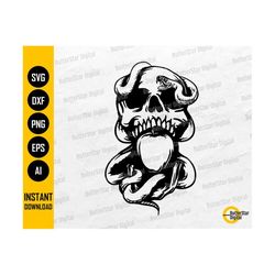 skull snake with apple svg | dead skeleton svg | gothic t-shirt vinyl decal graphics | cutting files clip art vector digital dxf png eps ai