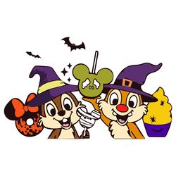 Chip Dale Wizard Halloween Disneyland Snacks SVG