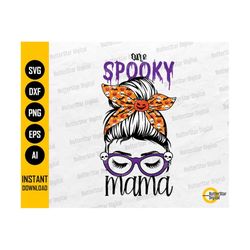 one spooky mama png | halloween png | halloween shirt sublimation sticker | cricut cut file printable clipart vector digital dxf svg eps ai