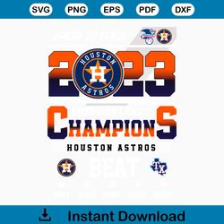 Back To Back 2023 American League Champions SVG File