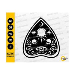 Ouija Planchette SVG | Ouija Spirit Board Game SVG | Cricut Cutting File Silhouette Printable Clipart Vector Digital Download Dxf Png Eps Ai