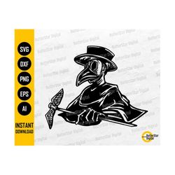 plague doctor svg | gothic tattoo decal t-shirt sticker graphic | cricut cut file silhouette printable clipart vector digital dxf png eps ai