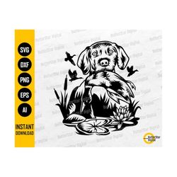 Hunting Dog SVG | Duck Season SVG | Mallard SVG | Duck Hunter T-Shirt Decals Sticker | Cricut Cut File Clipart Vector Digital Dxf Png Eps Ai
