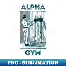 Alpha Gym Workout Beast - Decorative Sublimation PNG File - Unlock Vibrant Sublimation Designs