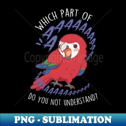 Green-winged Macaw Parrot Aaaa - Modern Sublimation PNG File - Boost Your Success with this Inspirational PNG Download