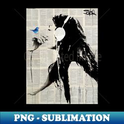 Listen - Signature Sublimation PNG File - Enhance Your Apparel with Stunning Detail