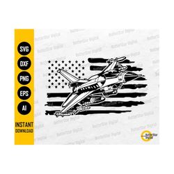 US Jet Fighter SVG | Air Force SVG | F16 War Plane Decals Graphics | Cricut Silhouette Cutting File Cuttable Clipart Digital Dxf Png Eps Ai