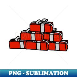 christmas gift boxes - digital sublimation download file - perfect for personalization