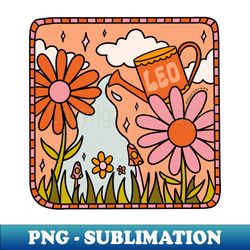 Leo Garden - Modern Sublimation PNG File - Bring Your Designs to Life