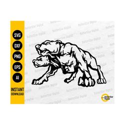 Cerberus SVG | Three Headed Dog SVG | Hound Of Hades SVG | Cricut Cut File Silhouette Stencil Cuttable Clipart Vector Digital Dxf Png Eps Ai