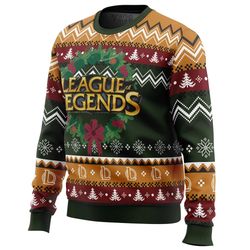 Game on Christmas League of Legends All Over Print Hoodie 3D Zip Hoodie 3D Ugly Christmas Sweater 3D Fleece Hoodie