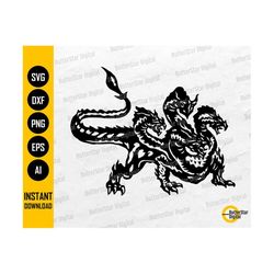 Hydra SVG | Mythical Creature SVG | Giant Beast SVG | Mythology Svg | Cricut Cut Files Cameo Cuttable Clip Art Vector Digital Dxf Png Eps Ai