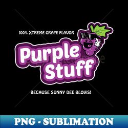 Purple Stuff - Retro PNG Sublimation Digital Download - Perfect for Sublimation Art