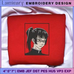 Anime Embroidery, Anime Embroidery Files, Sorcerer Embroidery, Hero Embroidery, Embroidery Designs, Instant Download, Format exp, dst, jef, pes,