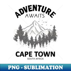 Cape Town South Africa - Sublimation-Ready PNG File - Create with Confidence