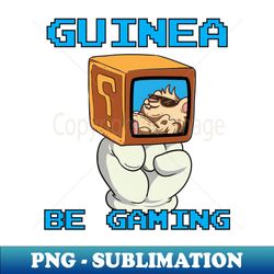 Gift for Guinea Pig Lovers Cute Gaming Guinea Pig - High-Quality PNG Sublimation Download - Revolutionize Your Designs