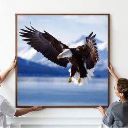 American Bald Eagle Poster - Art Poster Gift - Unframed.jpg