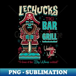 Lechucks Tiki Bar - Monkey Island - Retro Video Game Ghost Pirate - Artistic Sublimation Digital File - Capture Imagination with Every Detail