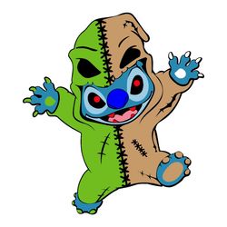 Blue Alien And Sack Halloween SVG, Sitch Oogie Boogie SVG