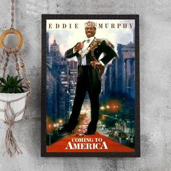 Coming to America Movie Poster -  Waterproof Canvas Film Poster - Movie Poster Gift - Size A4 A3 A2 A1 - Unframed.jpg