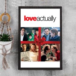 Love, Actually Movie Poster - Waterproof Canvas Film Poster - Movie Wall Art - Movie Poster Gift - Size A4 A3 A2 A1 - Un