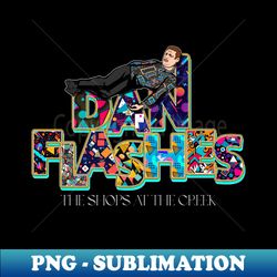 Dan Flashes - Premium PNG Sublimation File - Capture Imagination with Every Detail