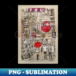 Down Osaka way - Exclusive PNG Sublimation Download - Stunning Sublimation Graphics