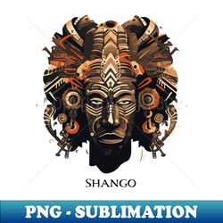 Shango - Yoruba god of thunder and fire - A Portrait of an African God - PNG Transparent Sublimation Design - Unleash Your Inner Rebellion