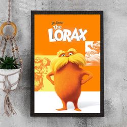 The Lorax Movie Poster - Waterproof Canvas Film Poster - Movie Wall Art - Movie Poster Gift - Size A4 A3 A2 A1 - Unframe