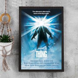 The Thing 1982 Movie Poster - Waterproof Canvas Film Poster - Movie Wall Art - Movie Poster Gift - Size A4 A3 A2 A1 - Un