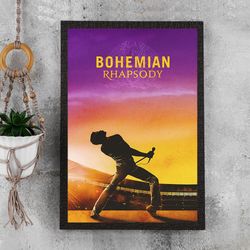 Bohemian Rhapsody Movie Poster - Waterproof Canvas Film Poster - Movie Wall Art - Movie Poster Gift - Size A4 A3 A2 A1 -