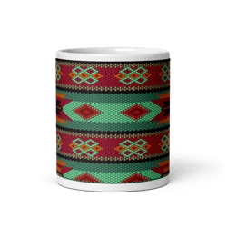 Coffee Mug. Ceramic Elegance: Exquisite Asian-Arabic Pattern Coffee Mug. Exotic Elegance. Exclusive gift. Tea mug