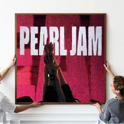 PEARL JAM Ten Poster - Album Cover - Music Album - Music Poster Gift - Unframed.jpg