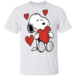 Peanuts Snoopy Love Hearts T-Shirt