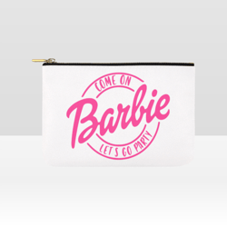 barbie accessory pouch, makeup bag