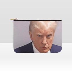Trump Mugshot Accessory Pouch, Makeup bag