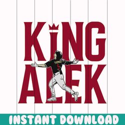 Alek Thomas King Alek Arizona Diamondbacks Player SVG File
