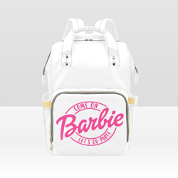 come on barbie lets go party diaper bag backpack