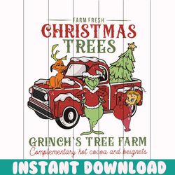 Farm Fresh Christmas Grinchs Tree Farm SVG File For Cricut