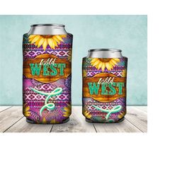 Wild West Can Cooler Png, Western Can Cooler Png, Aztec Can Cooler Png Downloads, Sunflower Png, Can Cooler Template, Can Cooler PNG