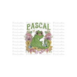 Retro Rapunzel Pascal Png, Retro Princess Png, Retro Pascal Png, Floral Pascal Png, Pascal, Only Png, Instant Download, Digital File